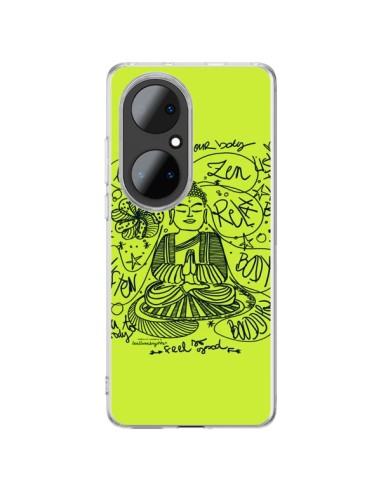 Coque Huawei P50 Pro Buddha Listen to your body Love Zen Relax - Leellouebrigitte