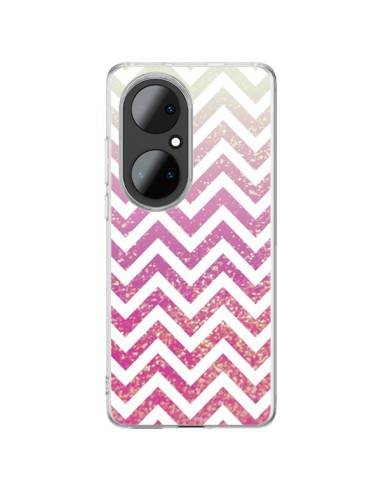 Cover Huawei P50 Pro Chevron Pixie Dust Triangolo Azteco - Mary Nesrala