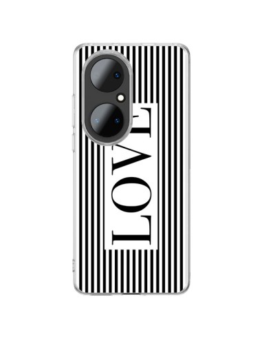 Huawei P50 Pro Case Love White e Black - Mary Nesrala