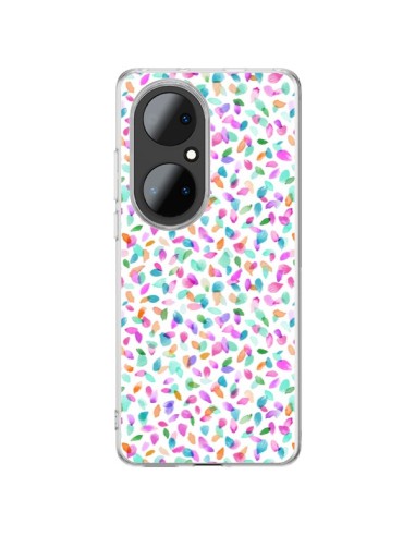 Coque Huawei P50 Pro Flower Petals Pink - Ninola Design