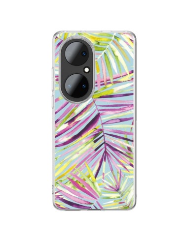 Coque Huawei P50 Pro Tropical Flowers Multicolored - Ninola Design