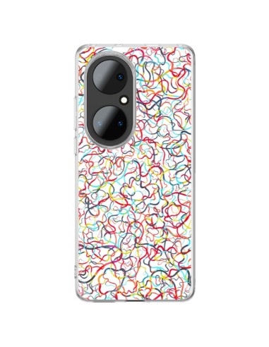 Coque Huawei P50 Pro Water Drawings White - Ninola Design