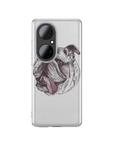 Coque Huawei P50 Pro Chien Bulldog Dog Transparente - Rachel Caldwell