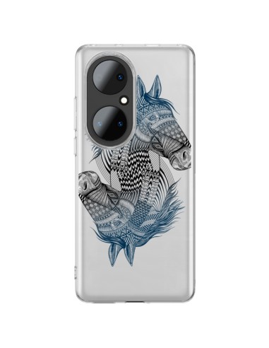 Coque Huawei P50 Pro Cheval Horse Double Transparente - Rachel Caldwell