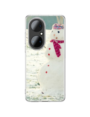 Coque Huawei P50 Pro Bonhomme de Neige - R Delean