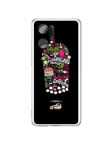 Coque Oppo Find X5 Pro Bubble Fever Original Flavour Noir - Bubble Fever