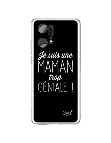 Coque Oppo Find X5 Pro Je suis une Maman trop Géniale - Chapo