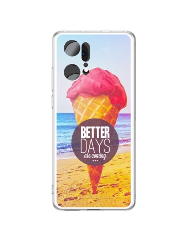 Coque Oppo Find X5 Pro Glace Ice Cream _té - Eleaxart