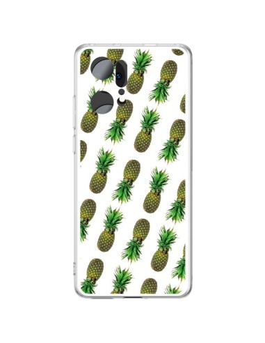 Coque Oppo Find X5 Pro Ananas Pineapple Fruit - Eleaxart