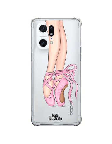 Coque Oppo Find X5 Pro Ballerina Ballerine Danse Transparente - kateillustrate