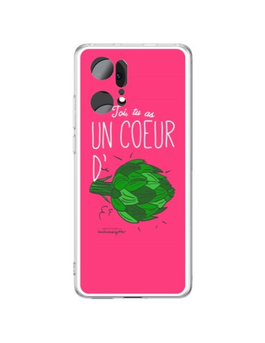 Coque Oppo Find X5 Pro Toi tu as un coeur d'artichaut - Leellouebrigitte