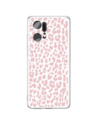 Coque Oppo Find X5 Pro Leopard Rose Corail - Mary Nesrala