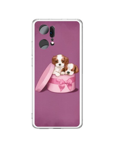 Coque Oppo Find X5 Pro Chien Dog Boite Noeud - Maryline Cazenave