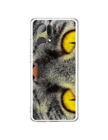 Coque Oppo Find X5 Pro Chat Gato Loco - Maximilian San