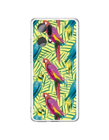 Coque Oppo Find X5 Pro Tropical Monstera Leaves Multicolored - Ninola Design