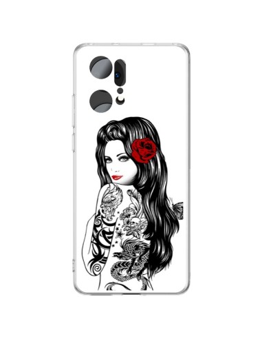 Coque Oppo Find X5 Pro Tattoo Girl Lolita - Rachel Caldwell