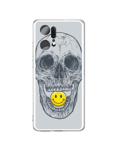 Oppo Find X5 Pro Case Smiley Face Skull - Rachel Caldwell