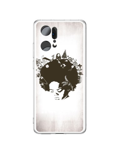 Coque Oppo Find X5 Pro Childhood Garden Afro - Rachel Caldwell