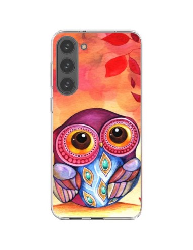 Cover Samsung Galaxy S23 Plus 5G Gufo Foglie Autunno - Annya Kai