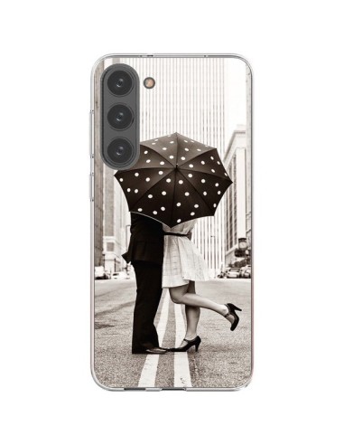 Cover Samsung Galaxy S23 Plus 5G Segreto dietro l'Ombrello Amore Coppia - Asano Yamazaki