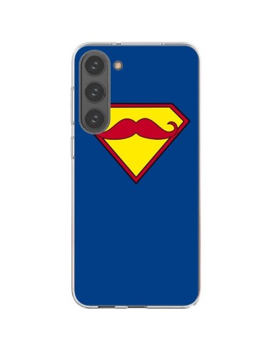 Samsung Galaxy S23 Plus 5G Case Super Moustache Movember Superman - Bertrand Carriere