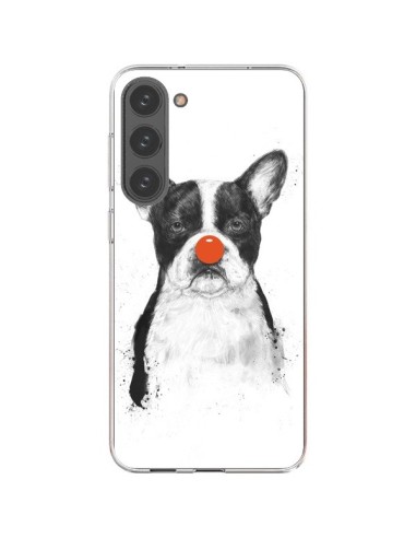 Cover Samsung Galaxy S23 Plus 5G Clown Bulldog Cane- Balazs Solti