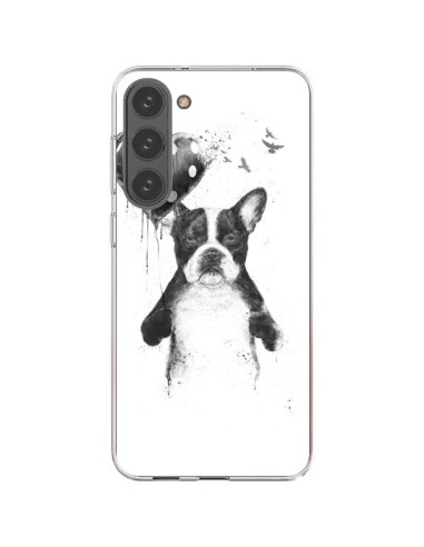 Coque Samsung Galaxy S23 Plus 5G Lover Bulldog Chien Dog My Heart Goes Boom - Balazs Solti