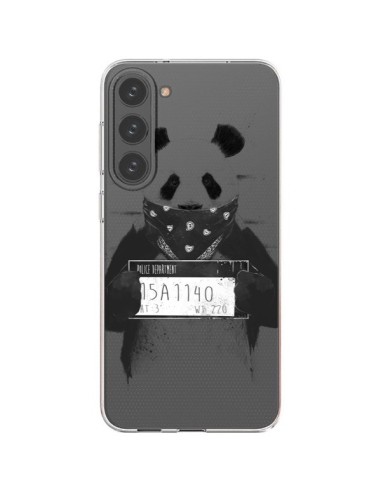 Cover Samsung Galaxy S23 Plus 5G Panda Cattivo Trasparente - Balazs Solti