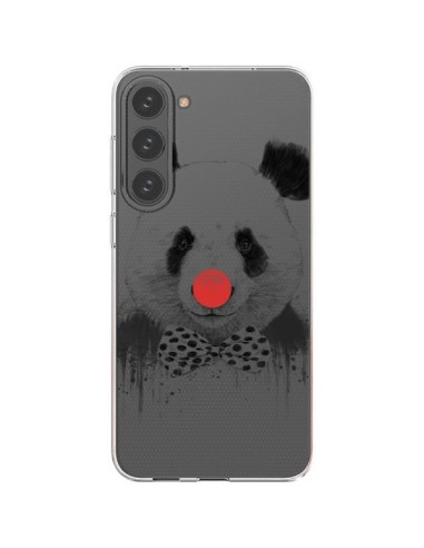 Cover Samsung Galaxy S23 Plus 5G Clown Panda Trasparente - Balazs Solti