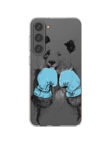 Cover Samsung Galaxy S23 Plus 5G Panda Vincitore Trasparente - Balazs Solti