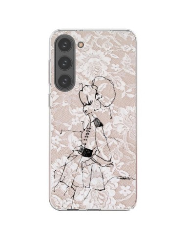 Cover Samsung Galaxy S23 Plus 5G Bozza Donna Pizzo Fashion Mode - Cécile