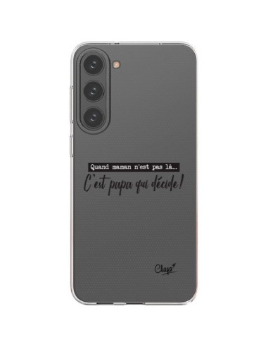 Cover Samsung Galaxy S23 Plus 5G È Papà che Decide Trasparente - Chapo