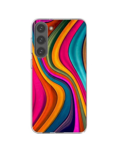 Coque Samsung Galaxy S23 Plus 5G Love Color Vagues - Danny Ivan