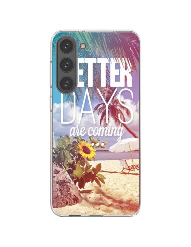 Samsung Galaxy S23 Plus 5G Case Better Days _Tea - Eleaxart