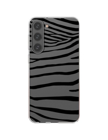 Cover Samsung Galaxy S23 Plus 5G Zebra Nero Trasparente - Project M