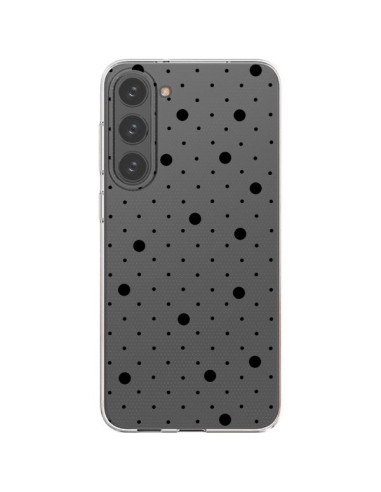 Cover Samsung Galaxy S23 Plus 5G Punti Nero Trasparente - Project M