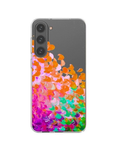 Cover Samsung Galaxy S23 Plus 5G Creation in Colore Arancione Trasparente - Ebi Emporium