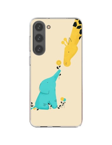 Cover Samsung Galaxy S23 Plus 5G Elefante Cucciolo Giraffa - Jay Fleck