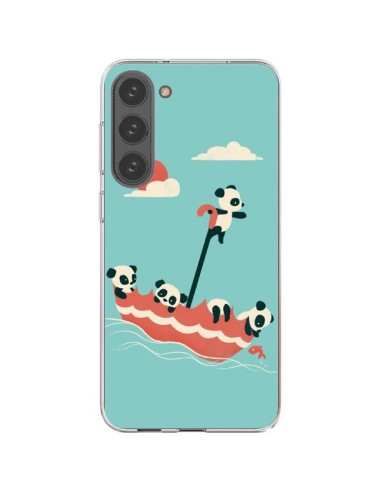 Cover Samsung Galaxy S23 Plus 5G Ombrello Flottante Panda - Jay Fleck