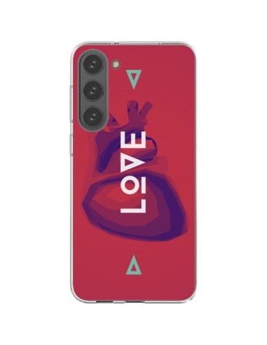 Cover Samsung Galaxy S23 Plus 5G Amore Cuore Triagolo - Javier Martinez