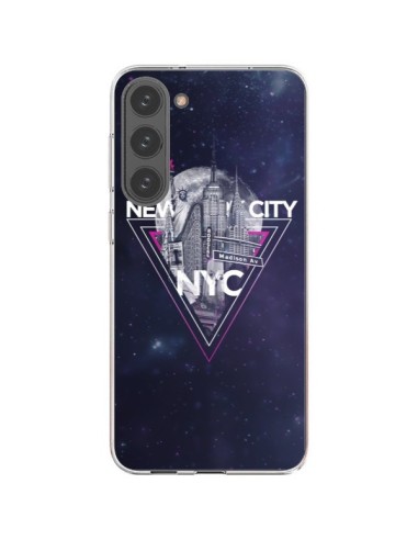 Coque Samsung Galaxy S23 Plus 5G New York City Triangle Rose - Javier Martinez