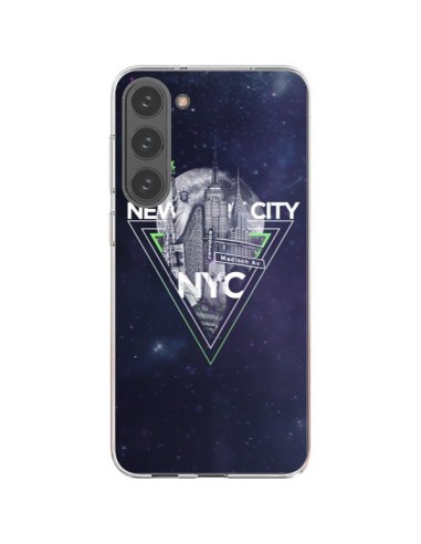 Coque Samsung Galaxy S23 Plus 5G New York City Triangle Vert - Javier Martinez