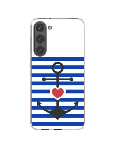 Cover Samsung Galaxy S23 Plus 5G Mariniere Ancora Marina Cuore - Jonathan Perez