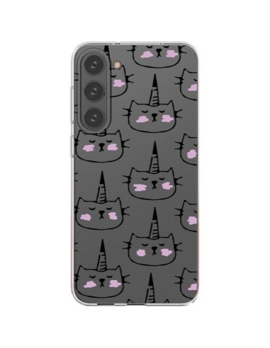 Cover Samsung Galaxy S23 Plus 5G Unicorno Disegno Trasparente - Dricia Do