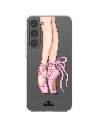 Cover Samsung Galaxy S23 Plus 5G Ballerina Danza Trasparente - kateillustrate