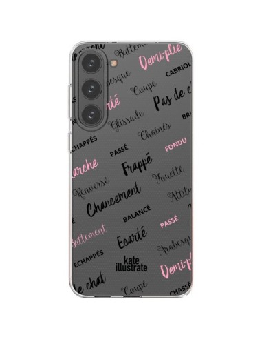 Cover Samsung Galaxy S23 Plus 5G Ballerina Parole Trasparente - kateillustrate