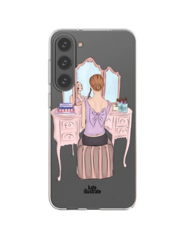 Cover Samsung Galaxy S23 Plus 5G Vanity Parrucchiera Make Up Trasparente - kateillustrate