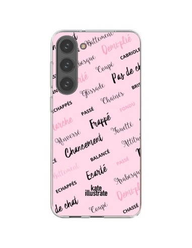 Coque Samsung Galaxy S23 Plus 5G Ballerina Ballerine Mots - kateillustrate