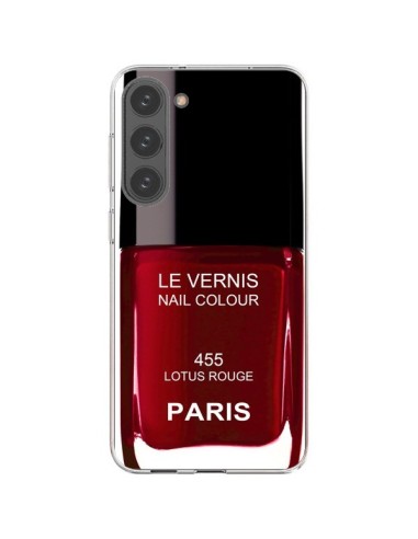 Samsung Galaxy S23 Plus 5G Case Nail polish Paris Lotus Red - Laetitia