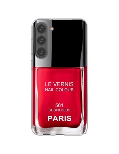 Cover Samsung Galaxy S23 Plus 5G Smalto Paris Suspicious Rosso - Laetitia